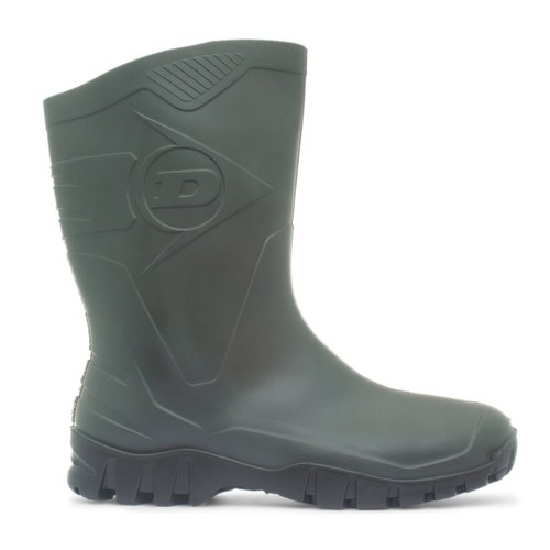 Dunlop mens wellies green - wellies,