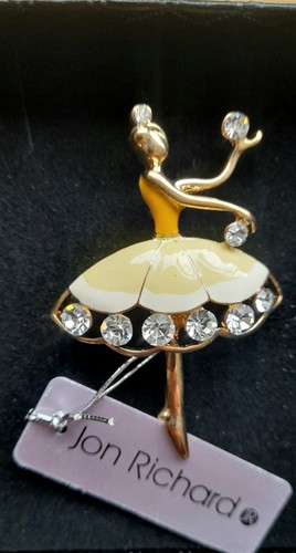 Jon richard ballerina brooch - ,