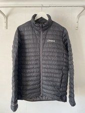 Berghaus Seral Hydroloft Insulated Puffer Jacket Coat Black Grey Mens Size L