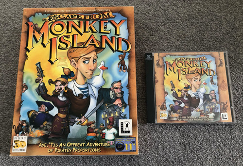 Escape from monkey island - monkey,