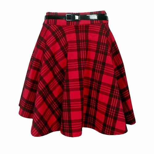 Ladies tartan belted - ladies,