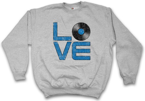 Vinyl love sweatshirt - love,