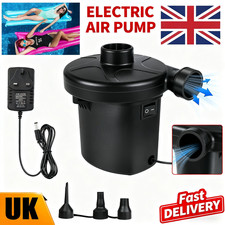 Electric Air Pump Inflator Deflator Air Bed Camping Pool Inflatable Bed mattress