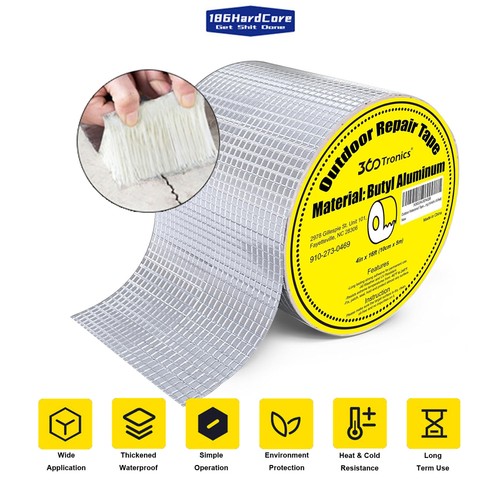 X16ft aluminum foil butyl - 4"x16ft,