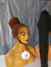 Skuku Braided Wig With Baby Hair With Full Lace Braided Wig