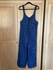 Retro style ski salopettes