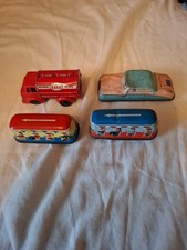 Vintage Tinplate Toy Cars. Two