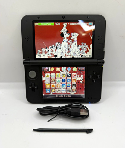 Nintendo 3ds black handheld - xl,
