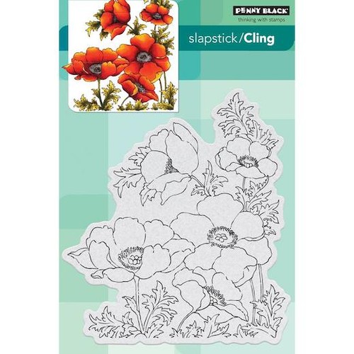 Penny black cling - penny, stamp