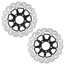 Pair Front Brake Discs For