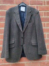M&S Yorkshire Tweed By Moon, Men's Jacket, 40"/102cm Short, Wool, Green Mix, VGC