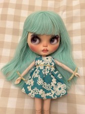 Blythe Custom - Blue Butterfly Dolls