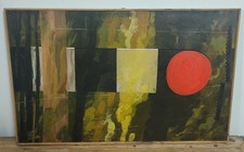 Original 1970s oil painting on