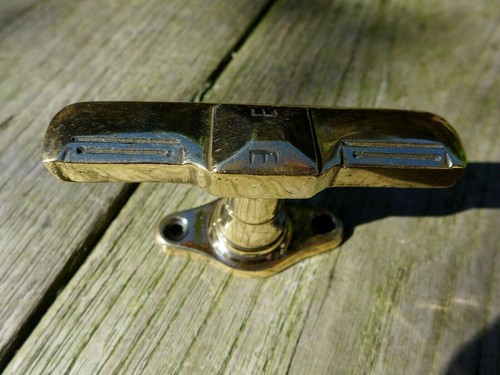 Vintage brass window door
