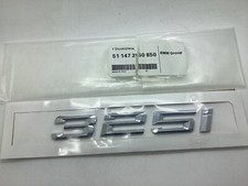BMW 3 Series 325i 325 i Rear Boot Tailgate Chrome Name Badge Emblem Genuine