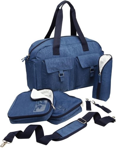 Blue baby changing bag - baby,