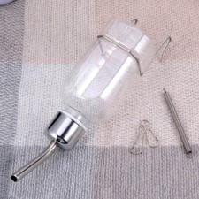 Hanging Water Bottle Hamster Gerbil Drinking for Glass Cage