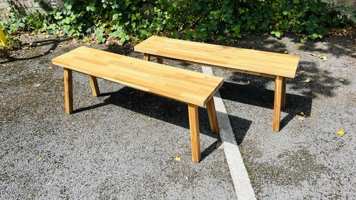 Pair ikea skogsta acacia - pair, of