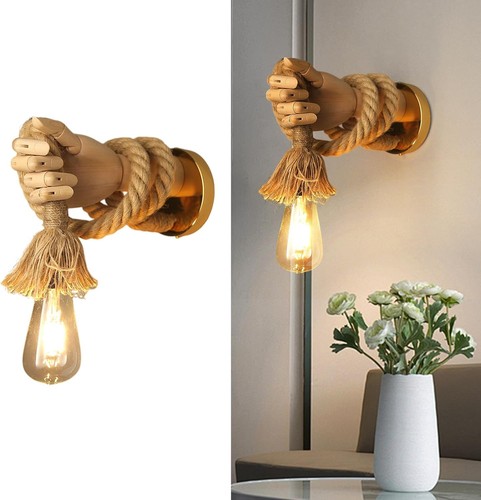 Hand shape wall light e27 - hand,