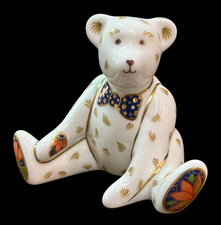 Lovely Vintage Royal Crown Derby Edward Bear Sitting Paperweight Unboxed SU780