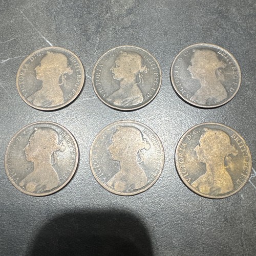 1890 one penny - coin,, queen
