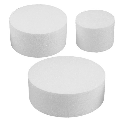 3pcs white foam - 3pcs, dummies