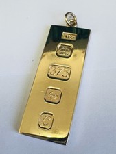 9CT YELLOW GOLD HEAVY  INGOT