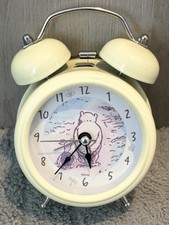 Disney winnie the pooh round bedroom alarm Clock kids lime