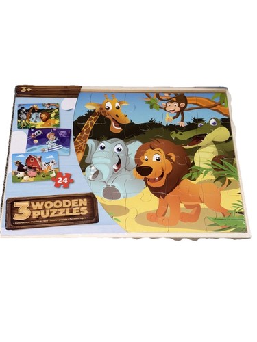 Wooden puzzles and - and, pack