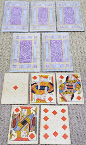 Royal flush poker - set, of