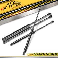 A-Premium 4x Tailgate+Bonnet Gas Struts for BMW 1ER 116i-130i E81 E87 2006-2012