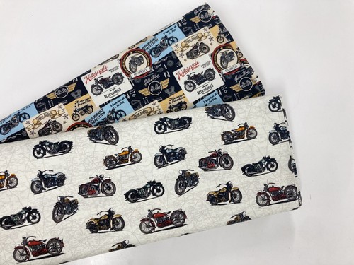 Motorcycle fabric quilting - fabric,