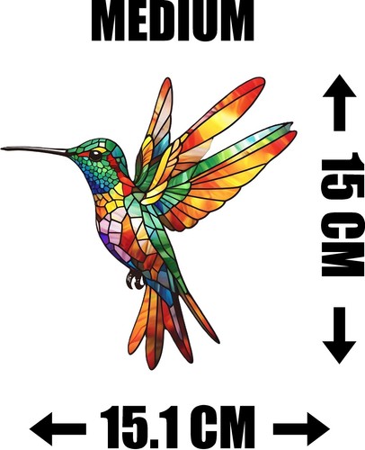 Hummingbird decorative stained - decorative,