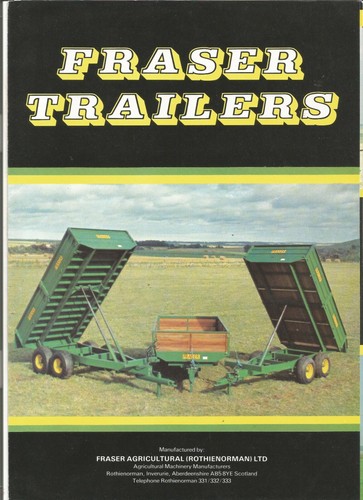 Original oem fraser trailers - original,
