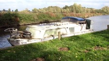 Photo 6x4 Moored by Pyes Mill