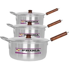 LARGE SIZE 6 PIECE ALUMINIUM