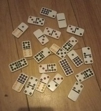 Domino Pieces Set of 26 Coloured : spare 