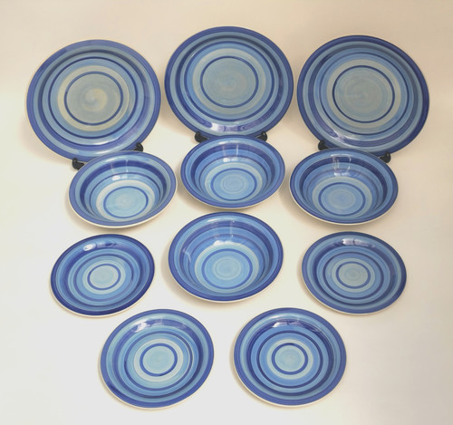 Trade winds tableware blue - winds,