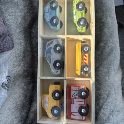 Wooden toy city vehicles - toy,