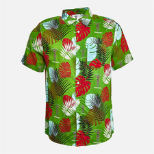 Harlequins Men's Rugby Shirt Castore Jungle Leaves Shirt - New