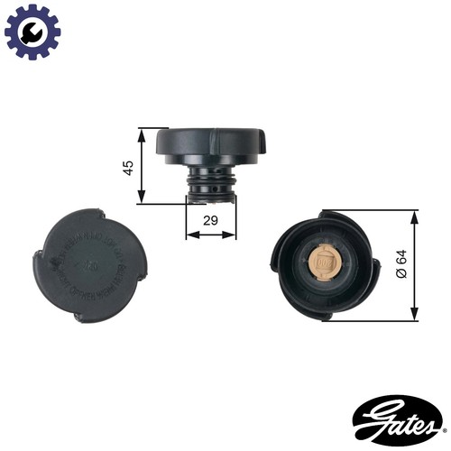 Cap coolant tank - rc204, for