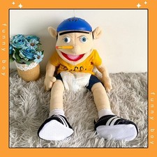 60cm Jeffy Hat Hand Puppet Jeffy Plush Cosplay Toy Game Stuffed Doll Kids Gifts