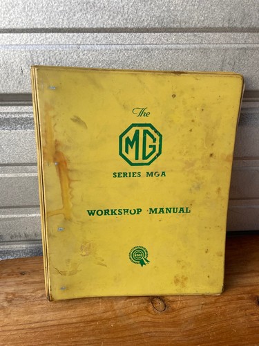 Vintage workshop manual - vintage, mg