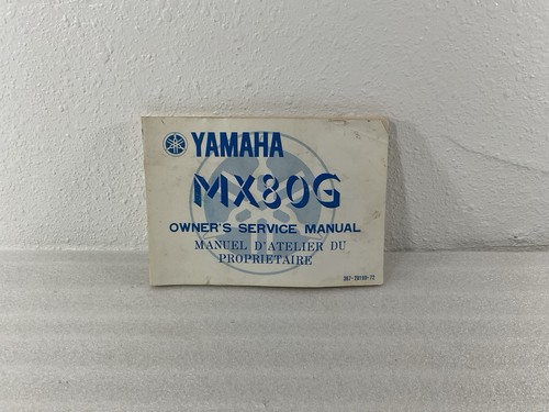 Yamaha model mx80g motorbike - yamaha,