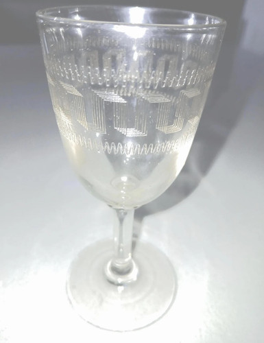 Vintage greek key glass for - key,