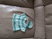 Hand Knitted Baby Cardigan And