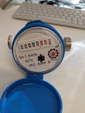 DEWIN Water Flow Meter - Water Meter Flow Meter 1/2 inch Cold Water Meter