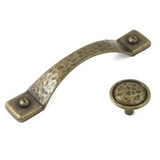Antique Brass Mottled Door /