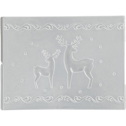Reindeer embossing folder - reindeer,