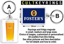 Fosters lager keyring - keyring, /